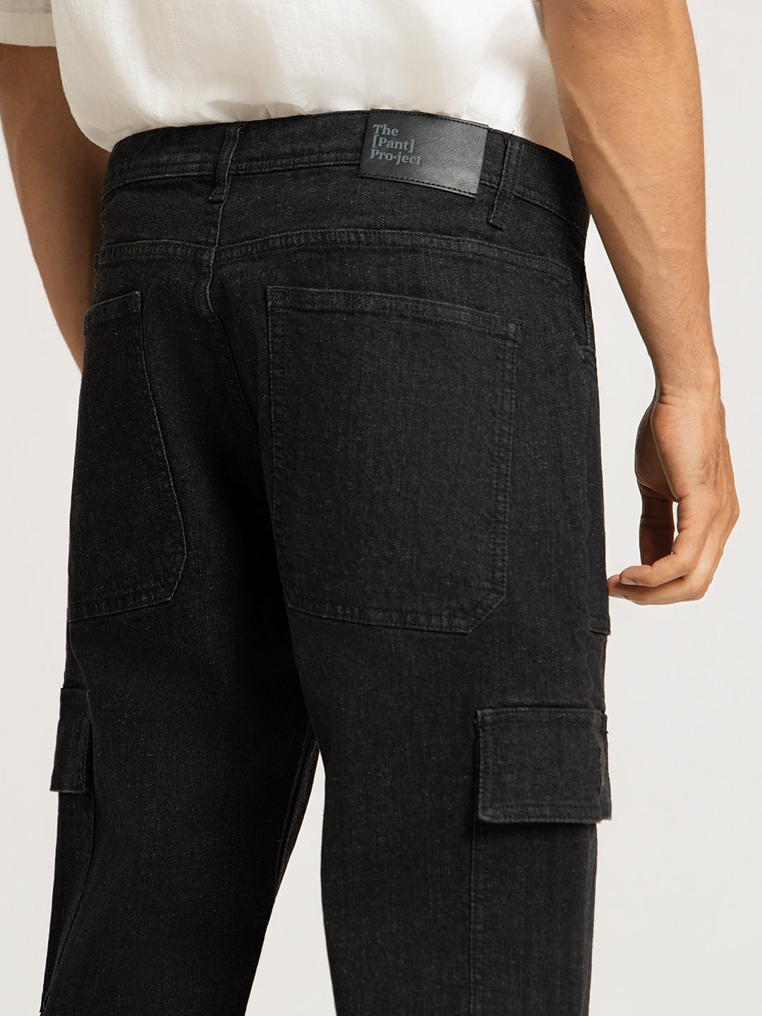 Ridge Black Relaxed Fit Denim Cargos