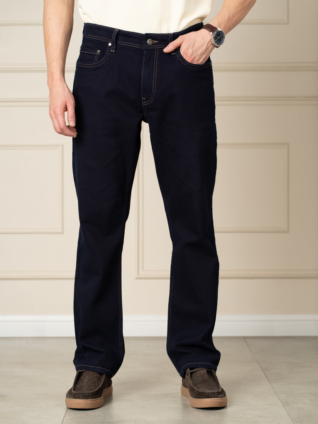 Savoy Blue Luxury Relaxed Fit Jeans