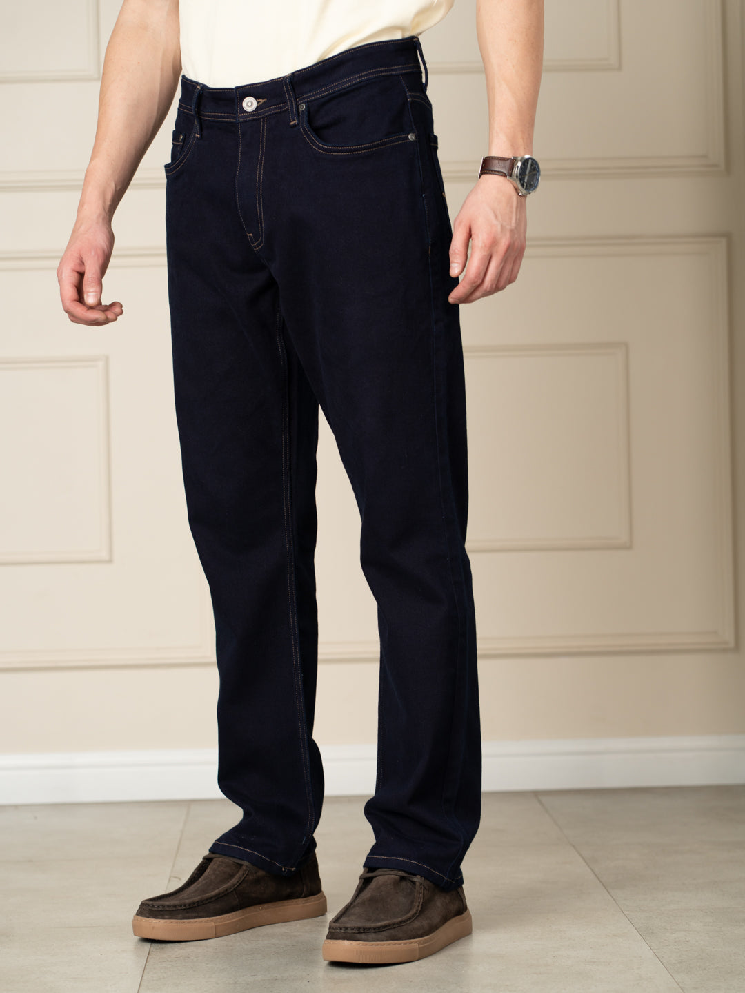 Savoy Blue Luxury Relaxed Fit Jeans