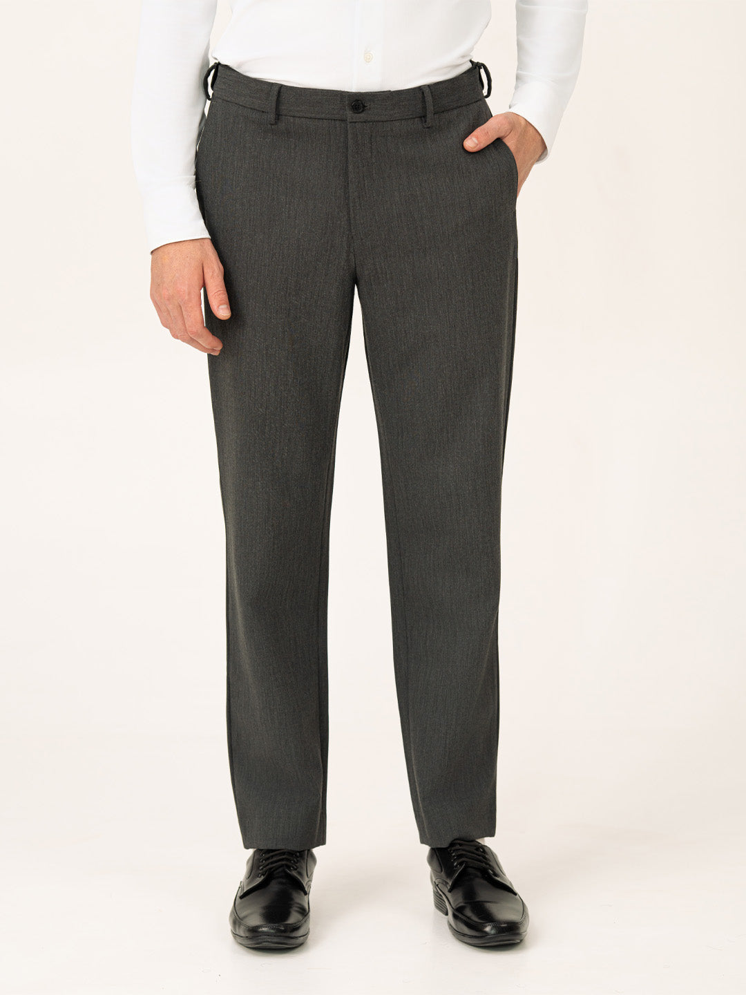 Decision Grey Pro.Stretch Formal Trousers