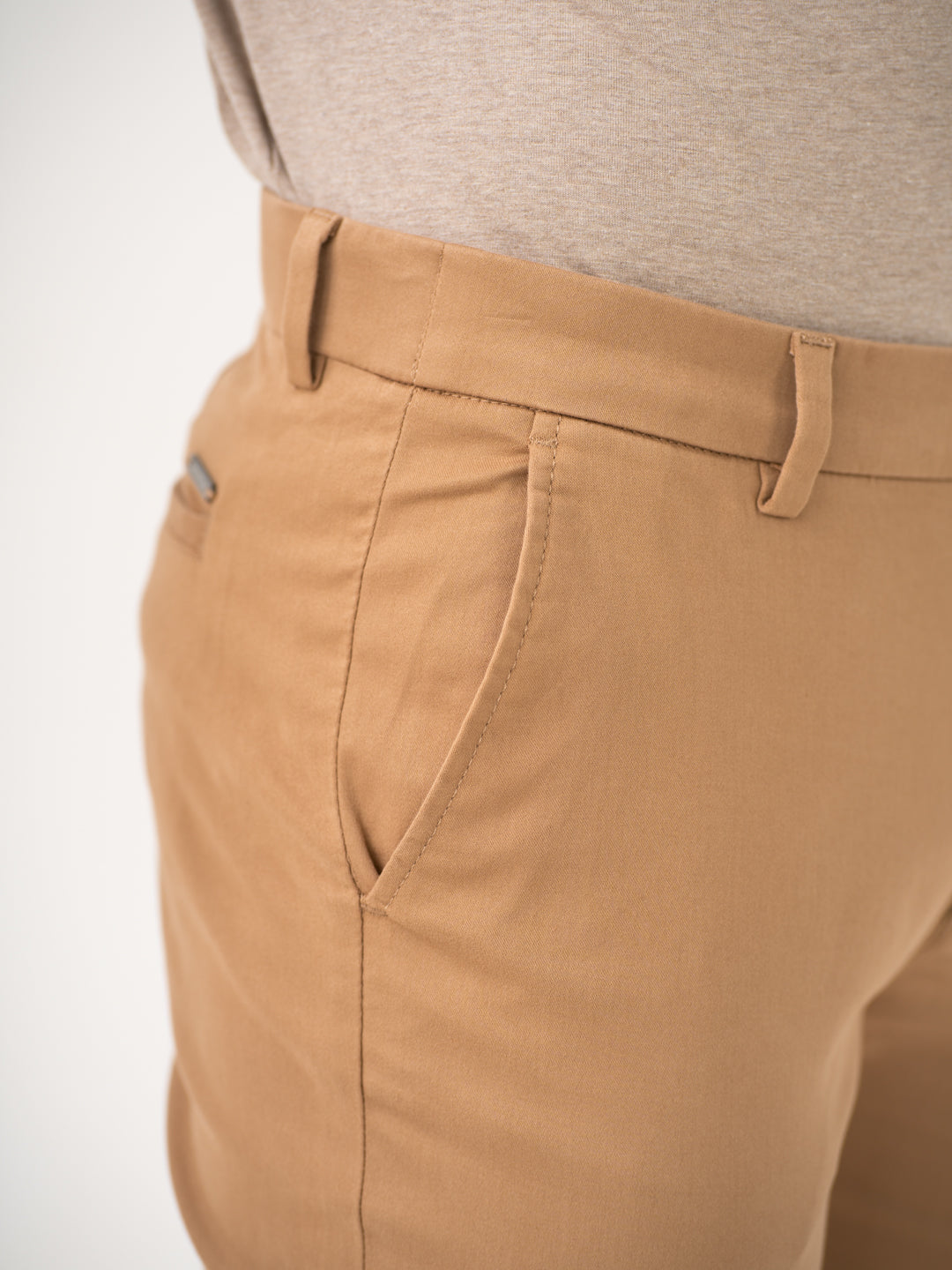 Court Khaki Slim Fit Stretch Chinos
