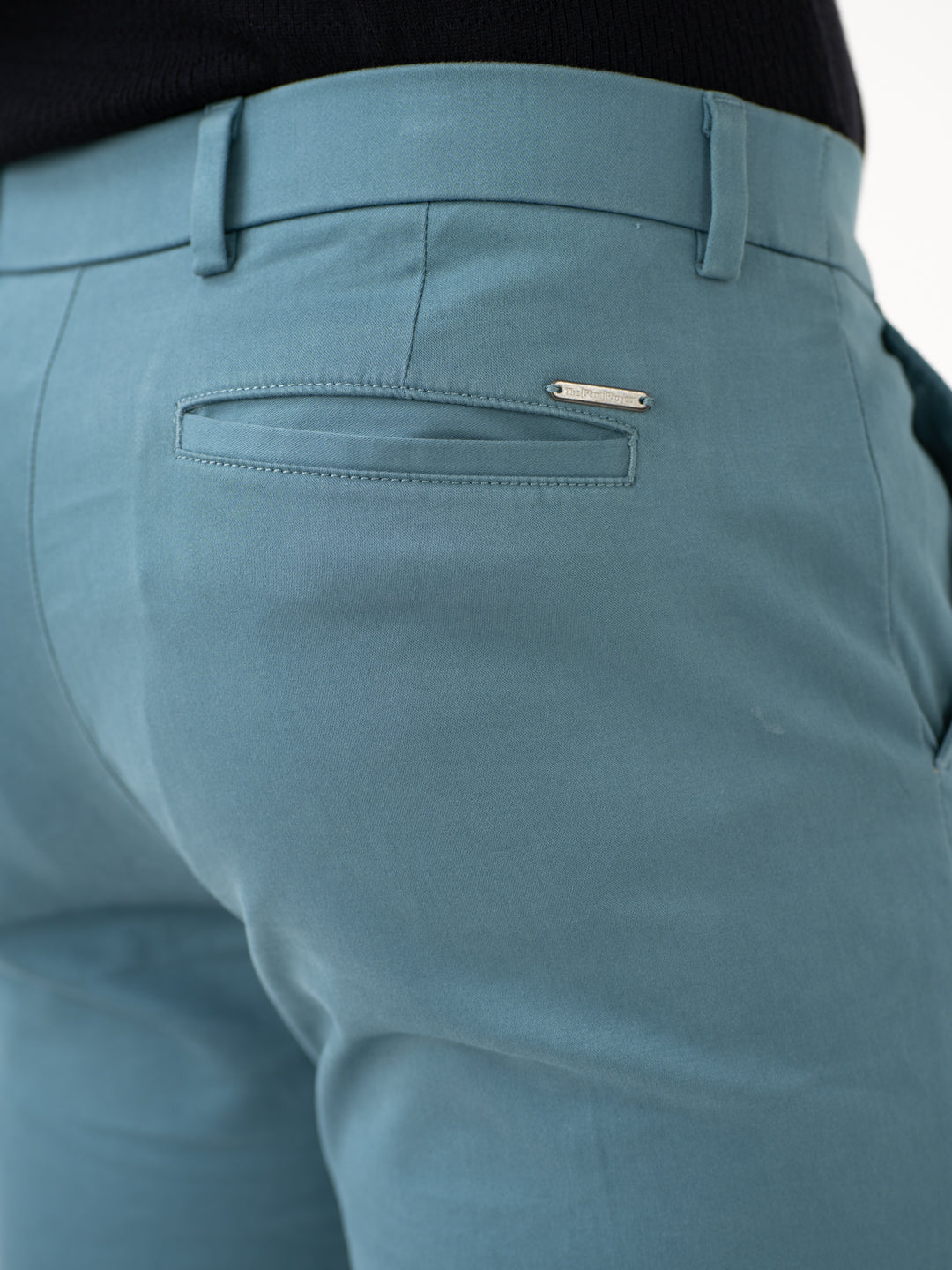 Tropical Turquoise Slim Fit Stretch Chinos