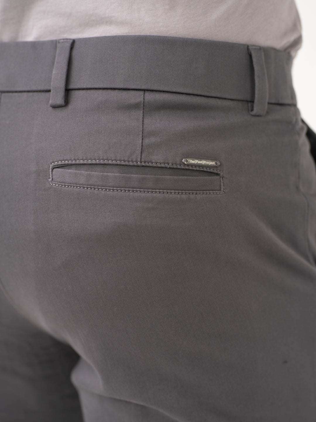 Goal Grey Slim Fit Stretch Chinos