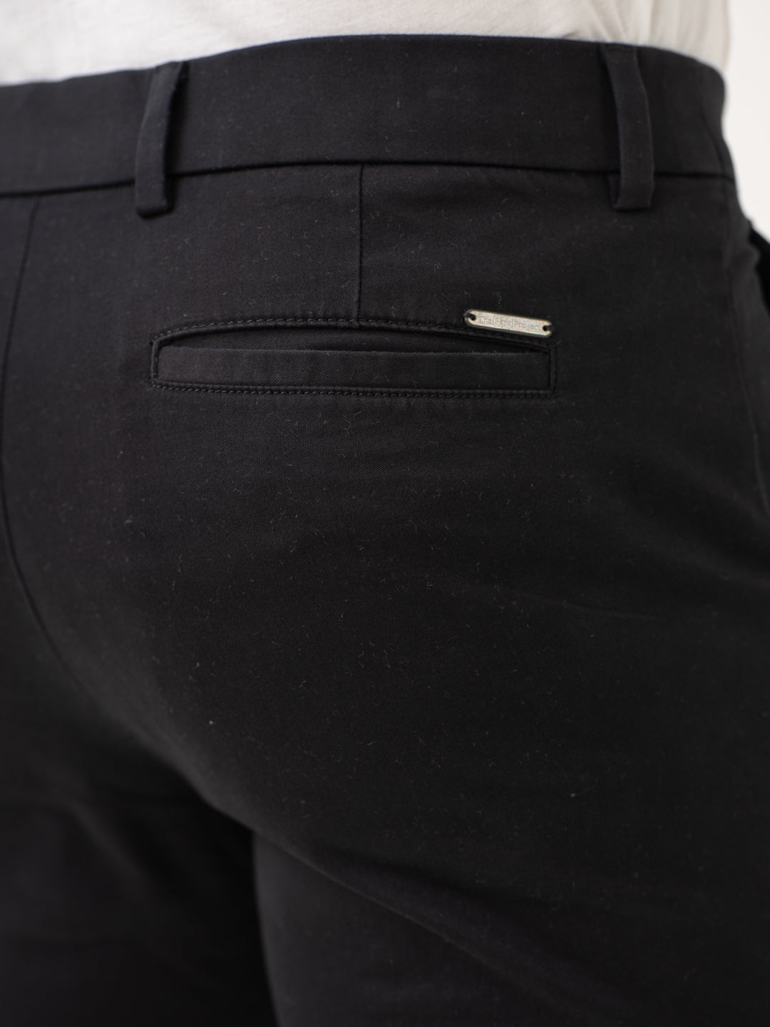 Box Black Slim Fit Stretch Chinos