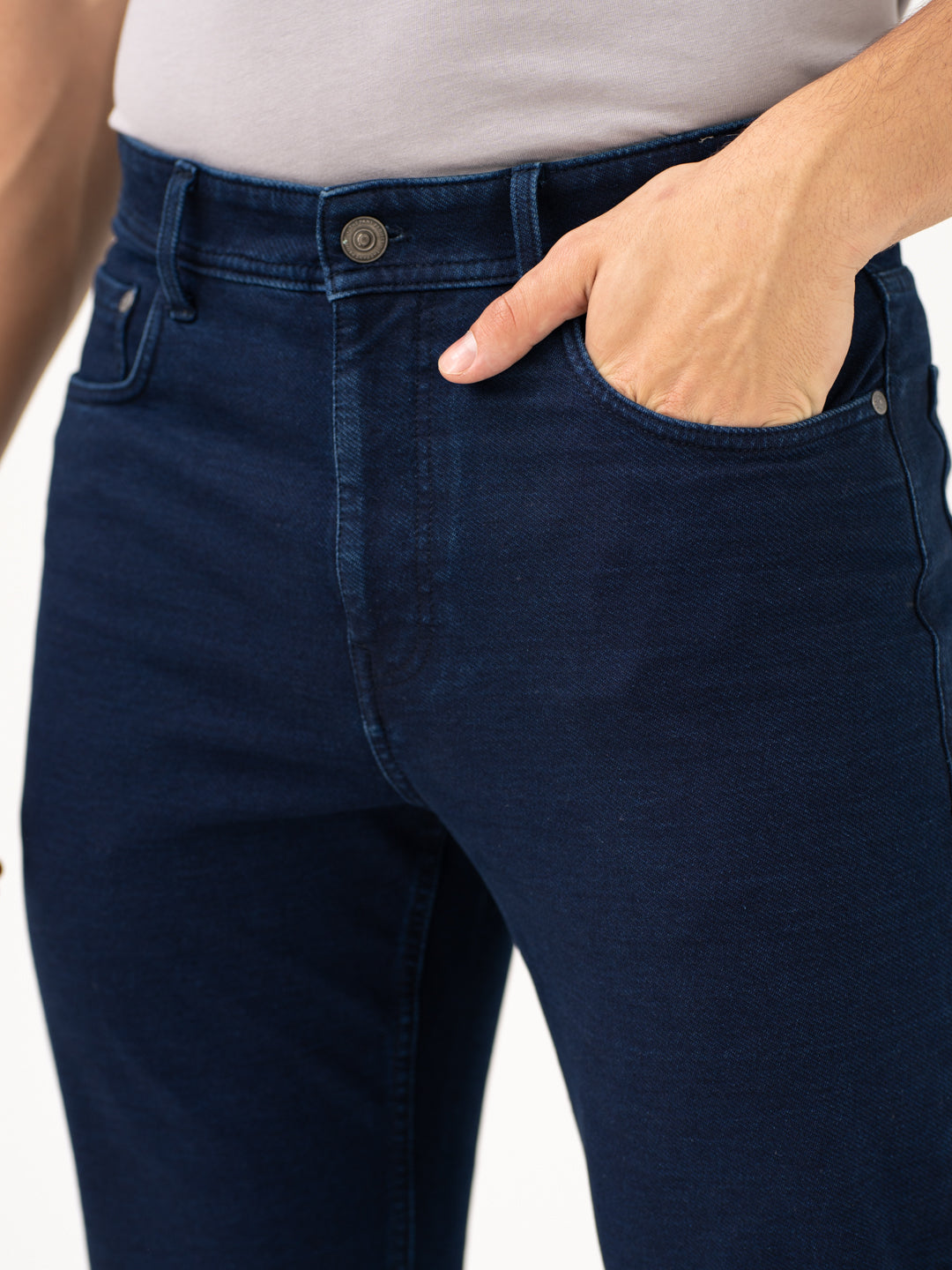 Frontier Blue Pro-Stretch Relaxed Fit Jeans