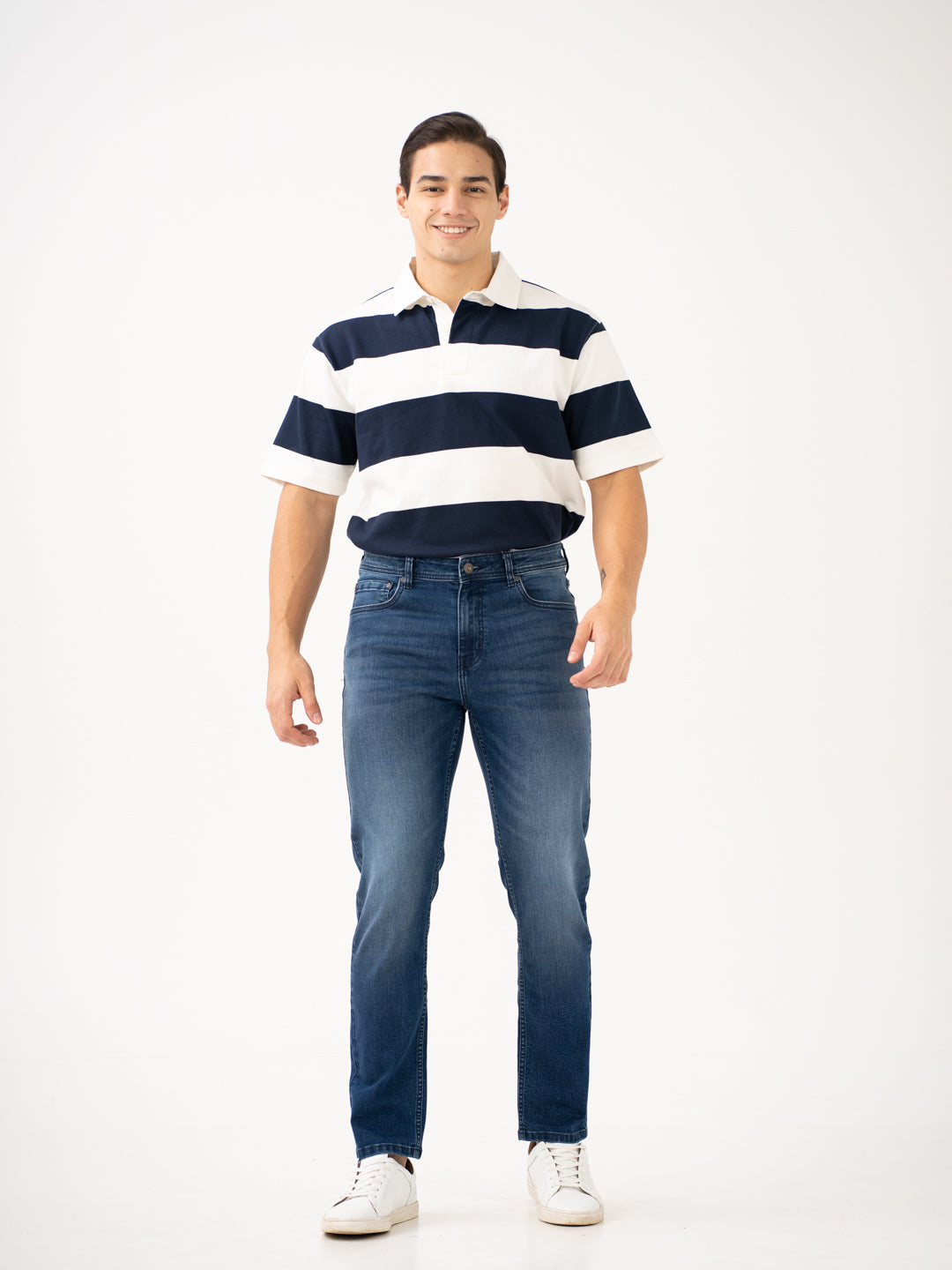 Faded Blue Slim Fit Jeans