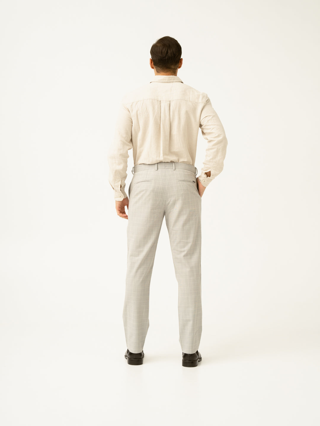 George Grey Checks Merino Wool Pants