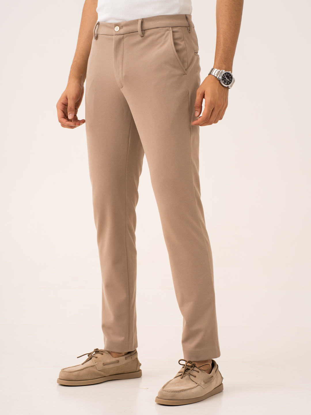 Analog Beige Twill Power-Stretch Pants