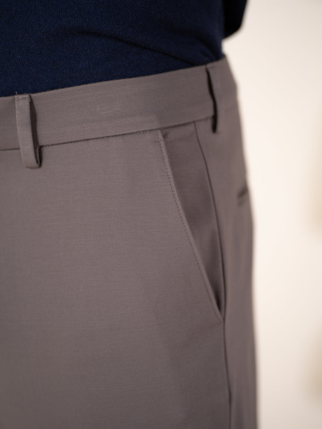 Malai Pants Dark Grey Soft-touch Slim Fit Power Stretch Pants