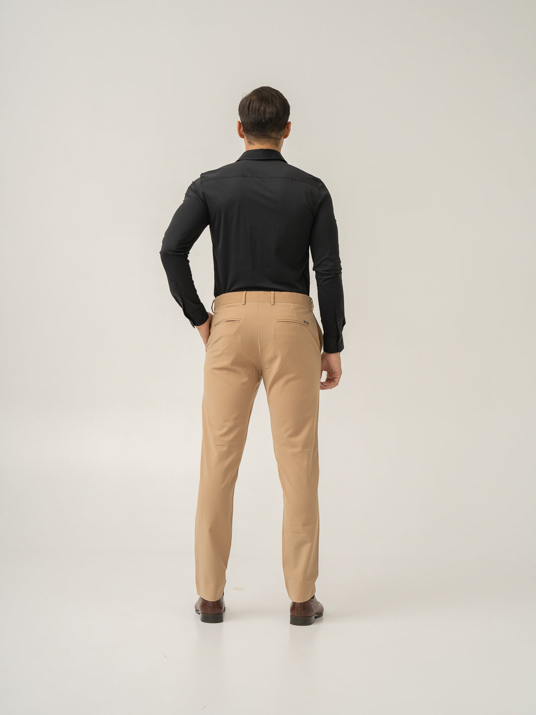 Baku Beige Luxury Merino Wool Pants