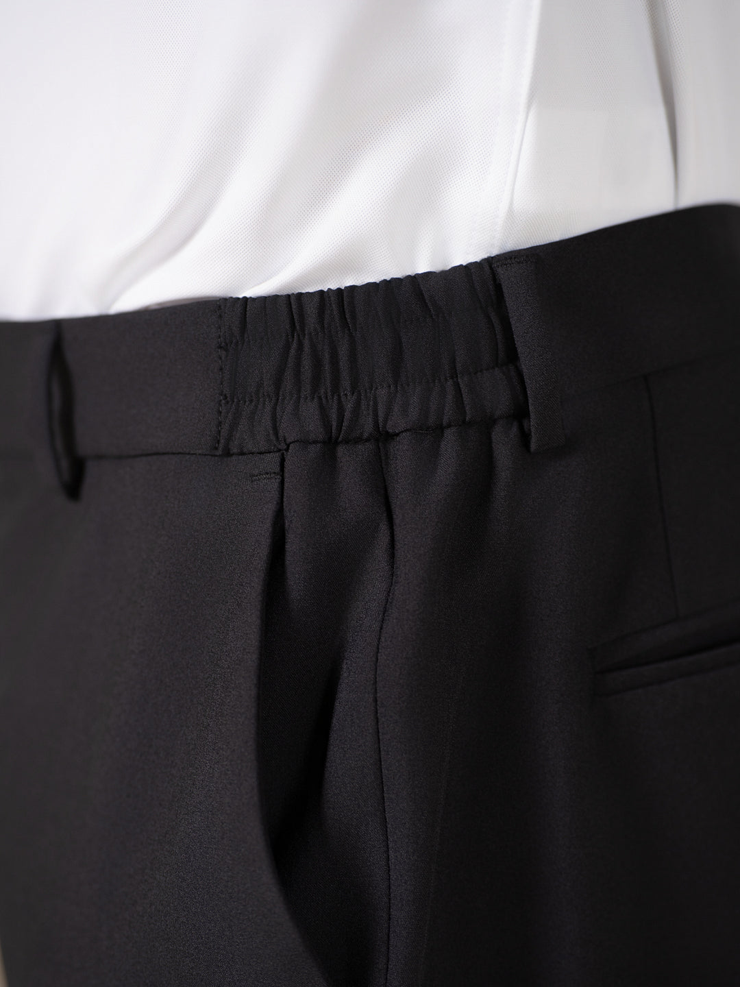 Sharp Black 247 Relaxed Fit Smart Formal Trousers