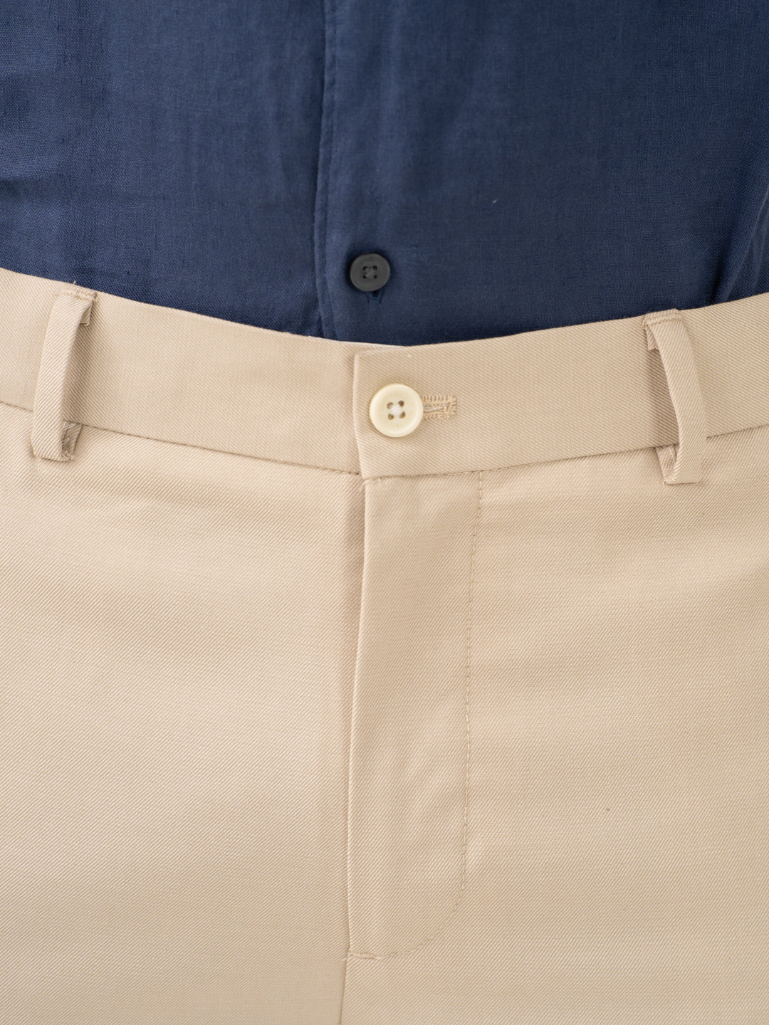 Nova Cream Twill Stretch Formal Pants
