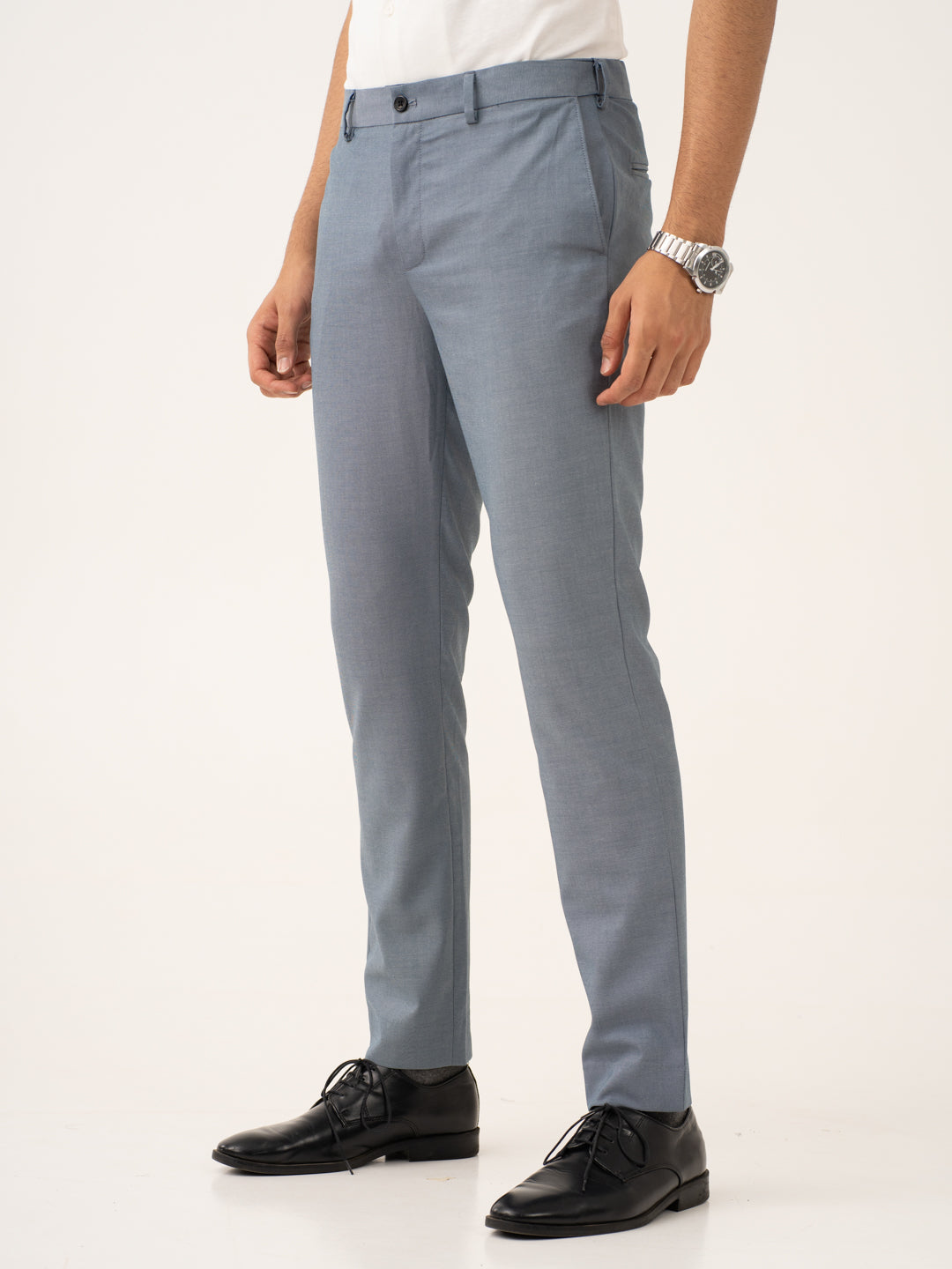 Vail Blue Twill Stretch Formal Pants