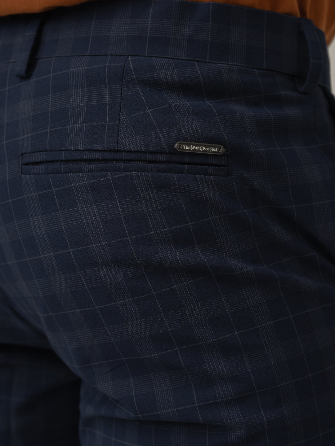 Starling Navy Checks Formal Pants