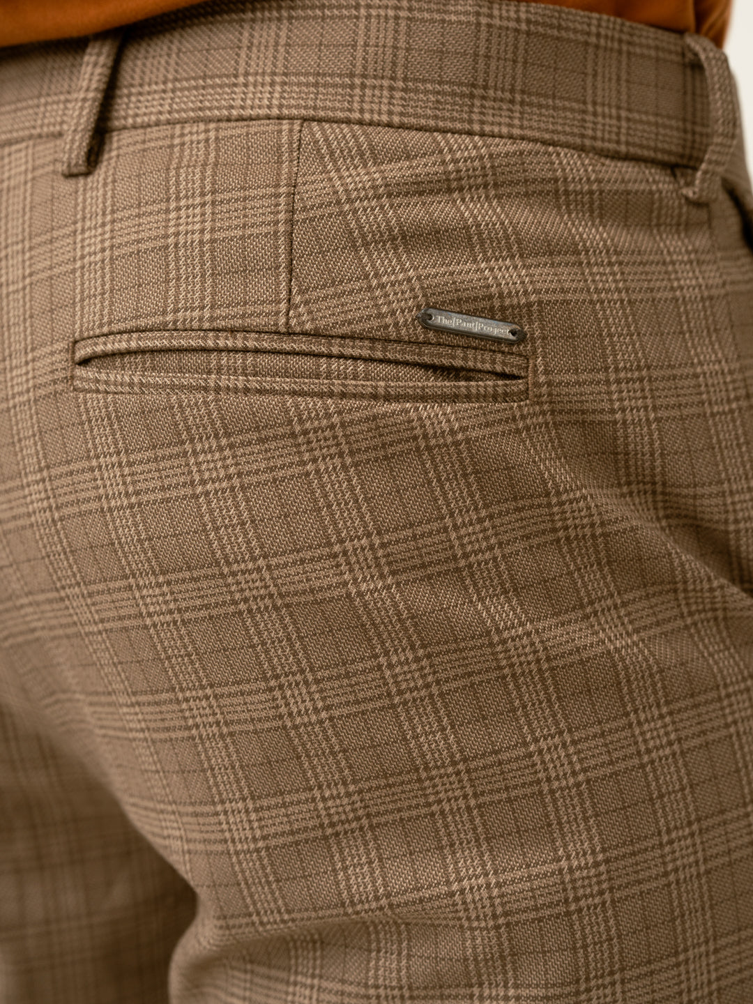 Maple Brown Checks Formal Pants