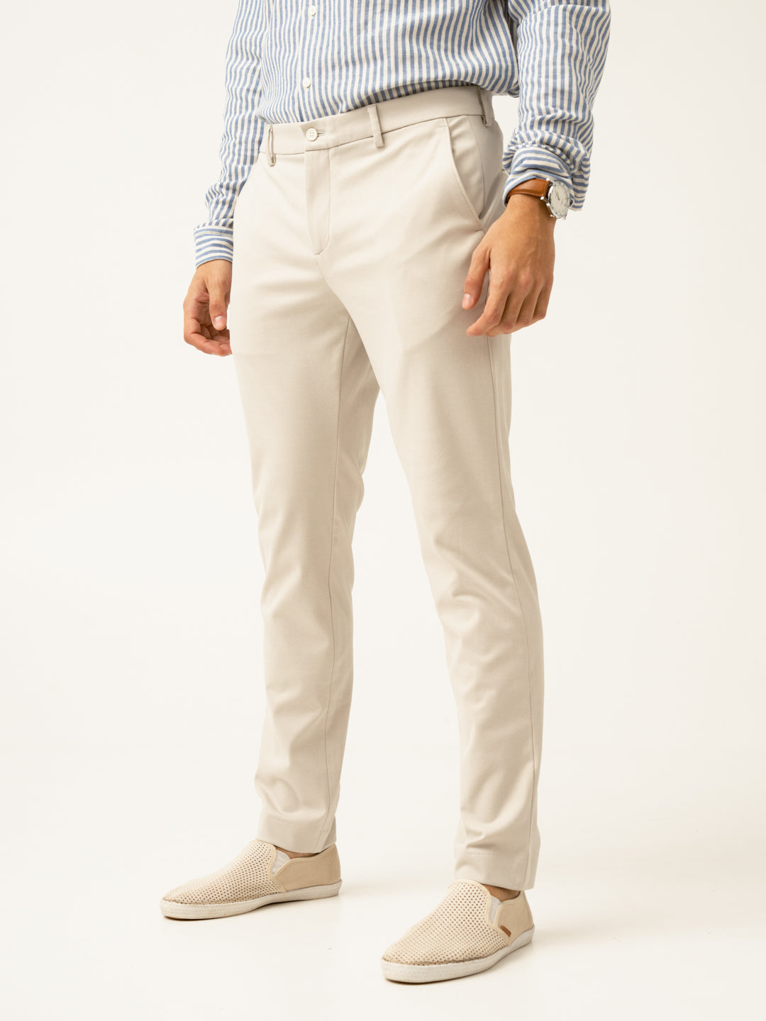 Kutch Cream Power-Stretch Pants