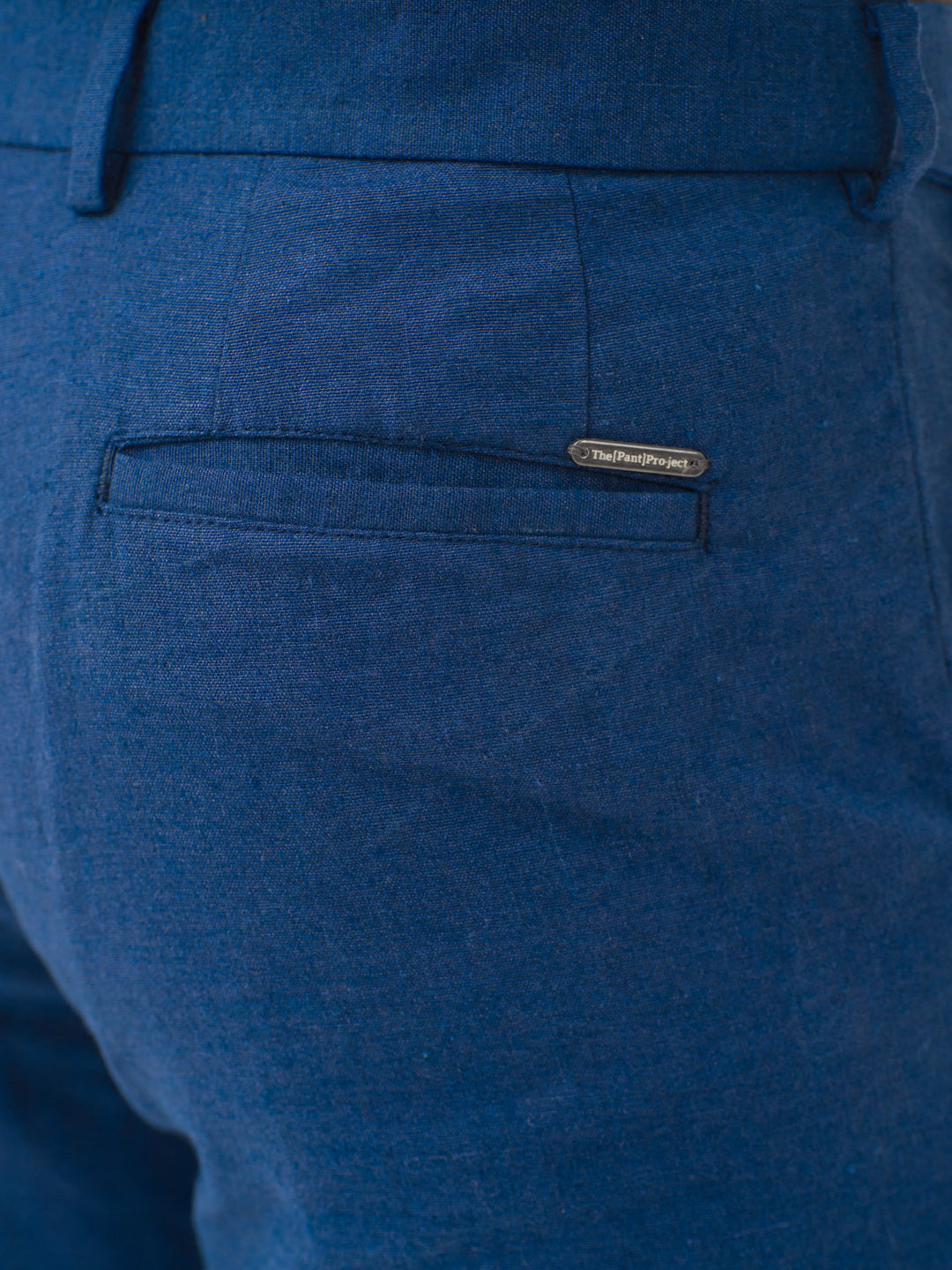 Aqualon Blue 100% Linen Pants