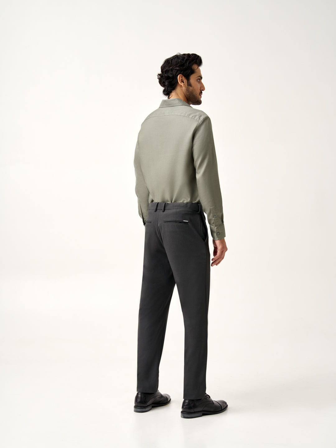 Slate Grey Houndstooth Pants