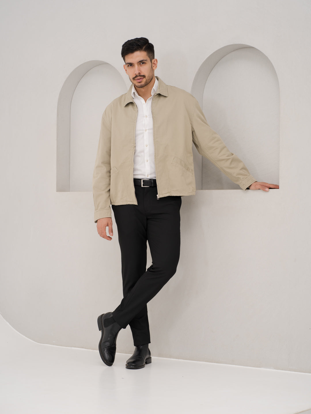 Inferno Black Twill Luxury Stretch Pants