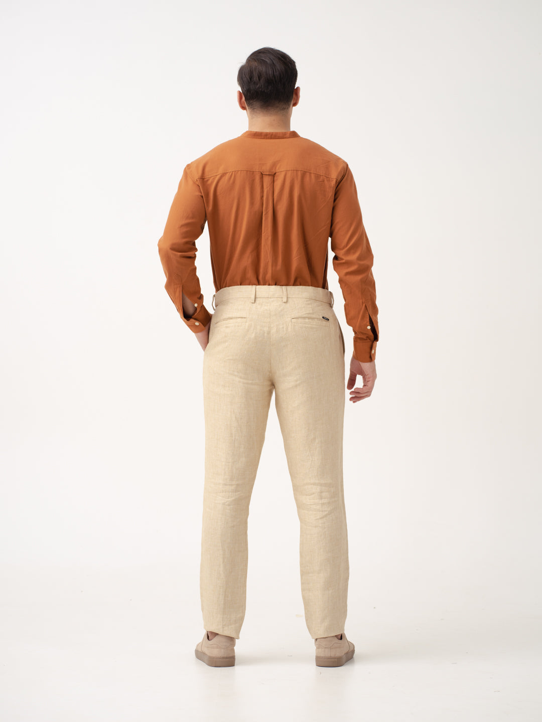 Salted Caramel 100% Linen Pants