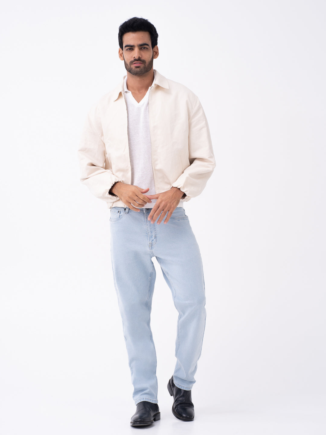 Frozen Blue Relaxed Fit Jeans