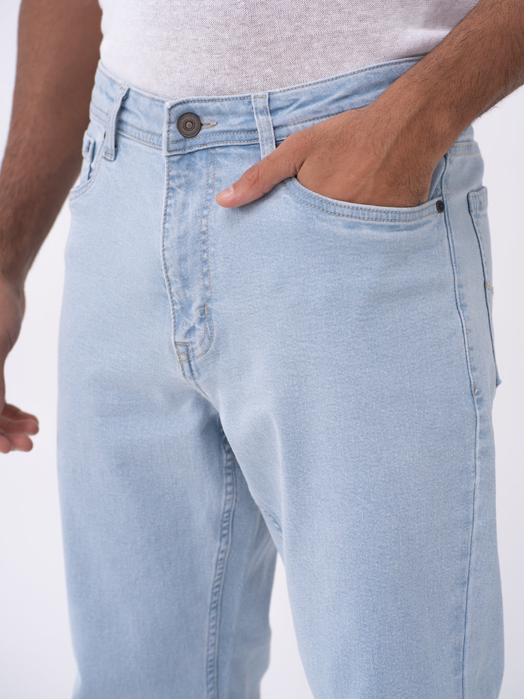 Frozen Blue Relaxed Fit Jeans