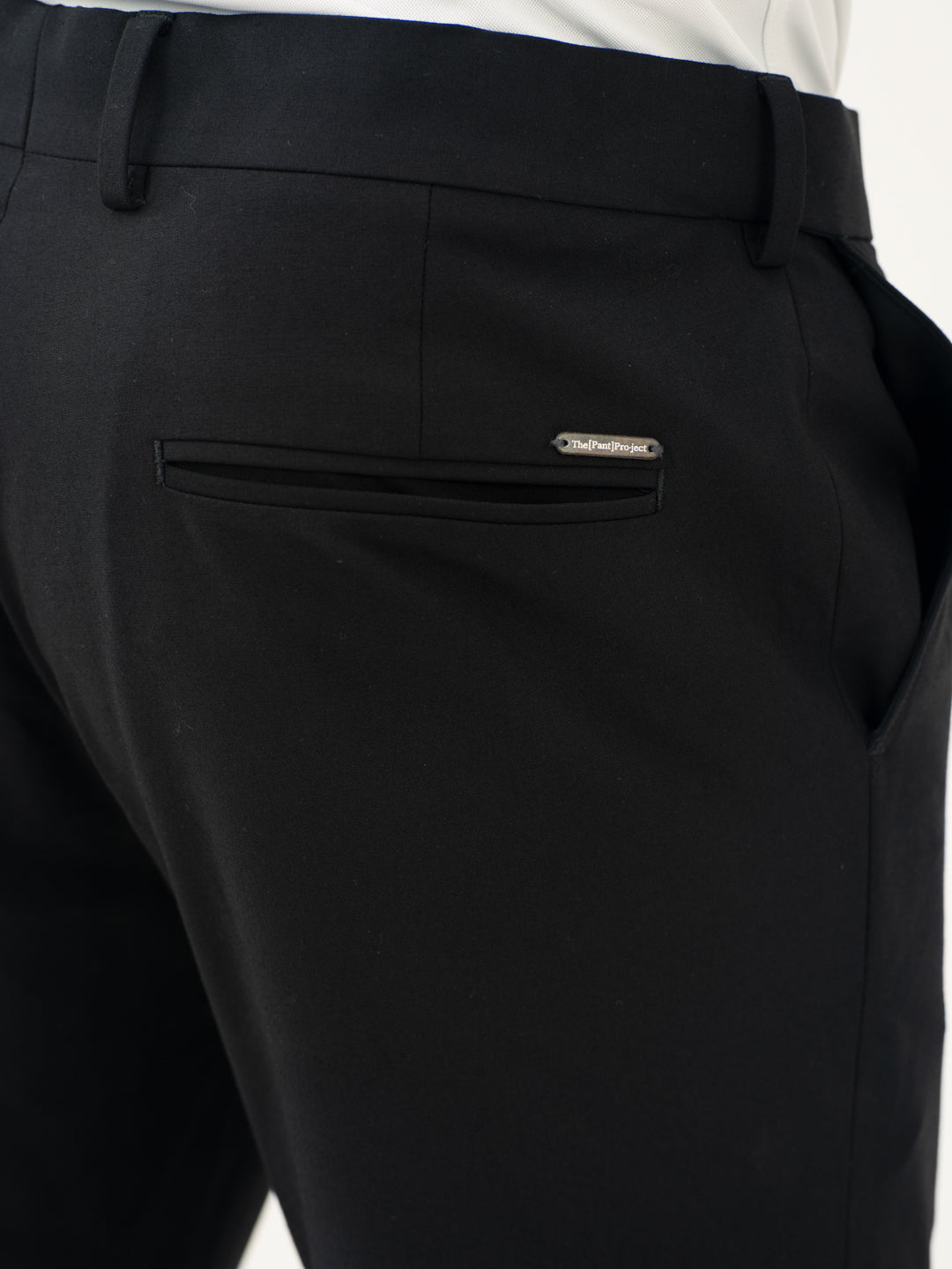 Everyday Black Slim Fit Stretch Formal Pants