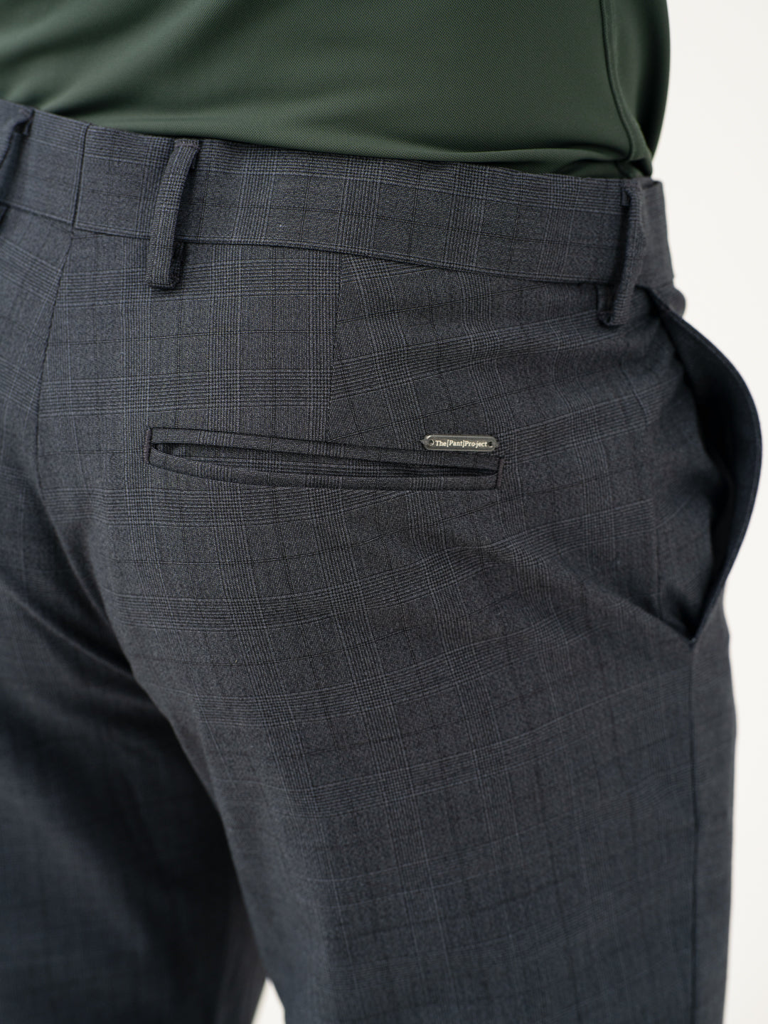 Lava Grey Checks Formal Pants