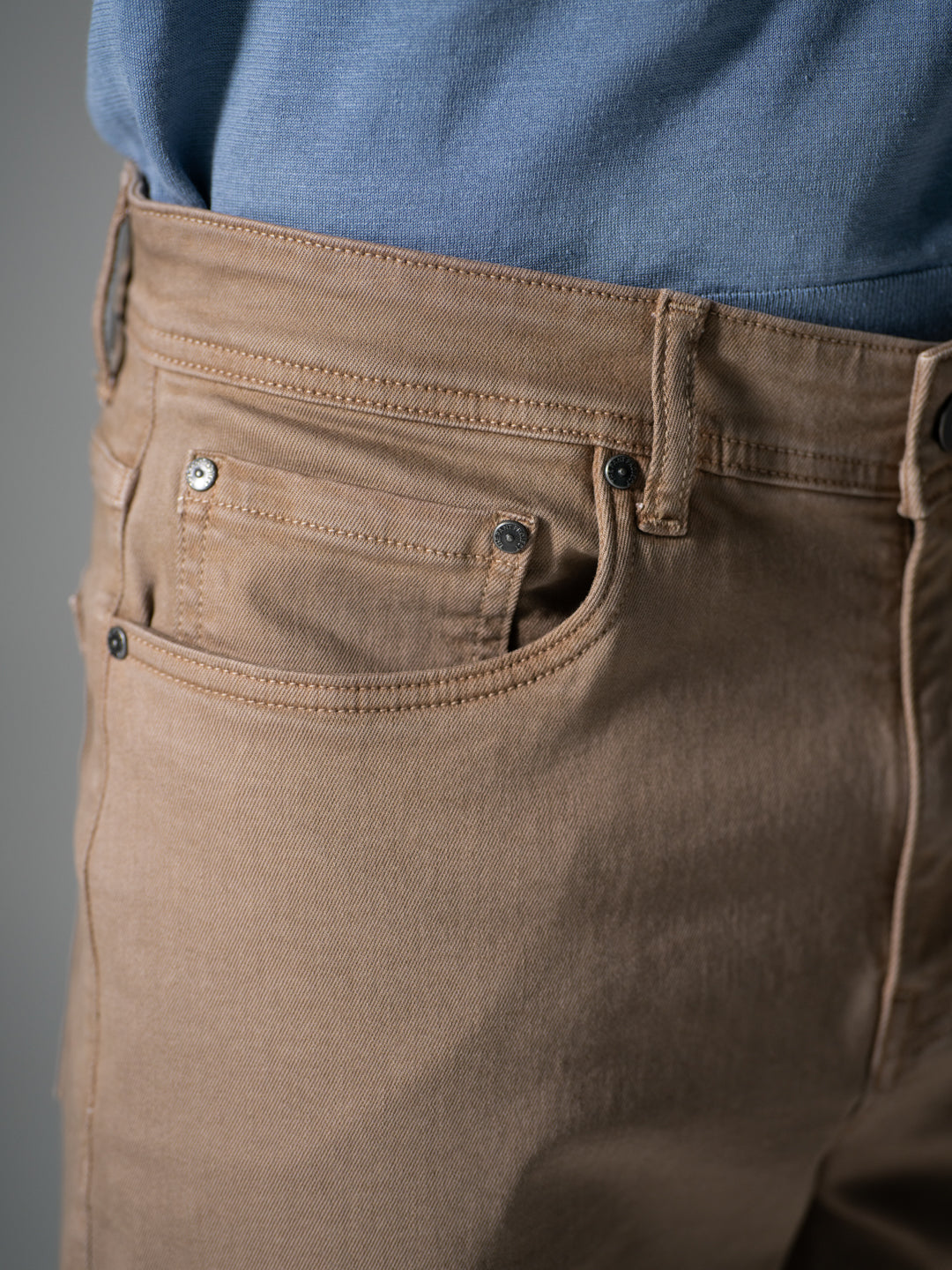 Rustwood Khaki Relaxed Fit Jeans