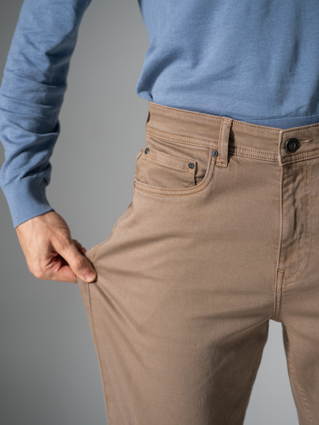 Rustwood Khaki Relaxed Fit Jeans