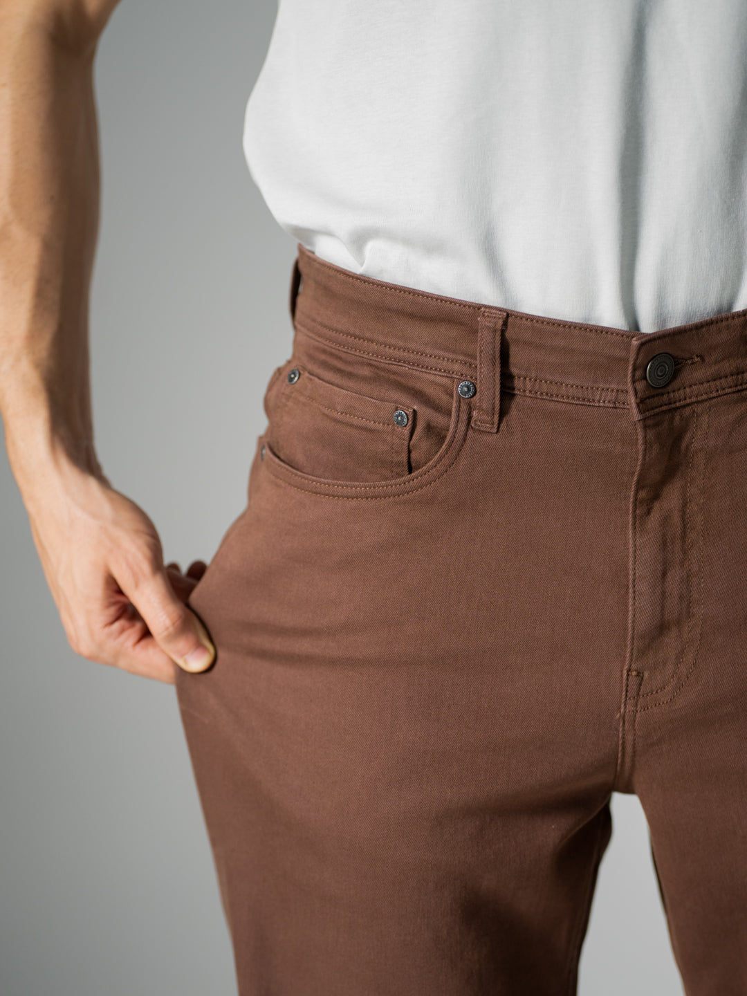 Root Brown Relaxed Fit Jeans