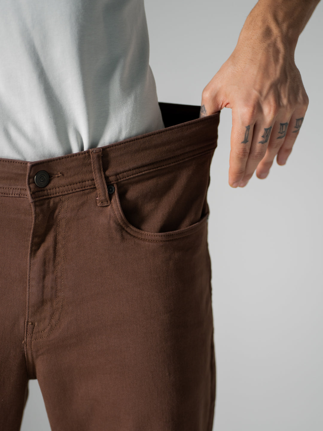Root Brown Relaxed Fit Jeans