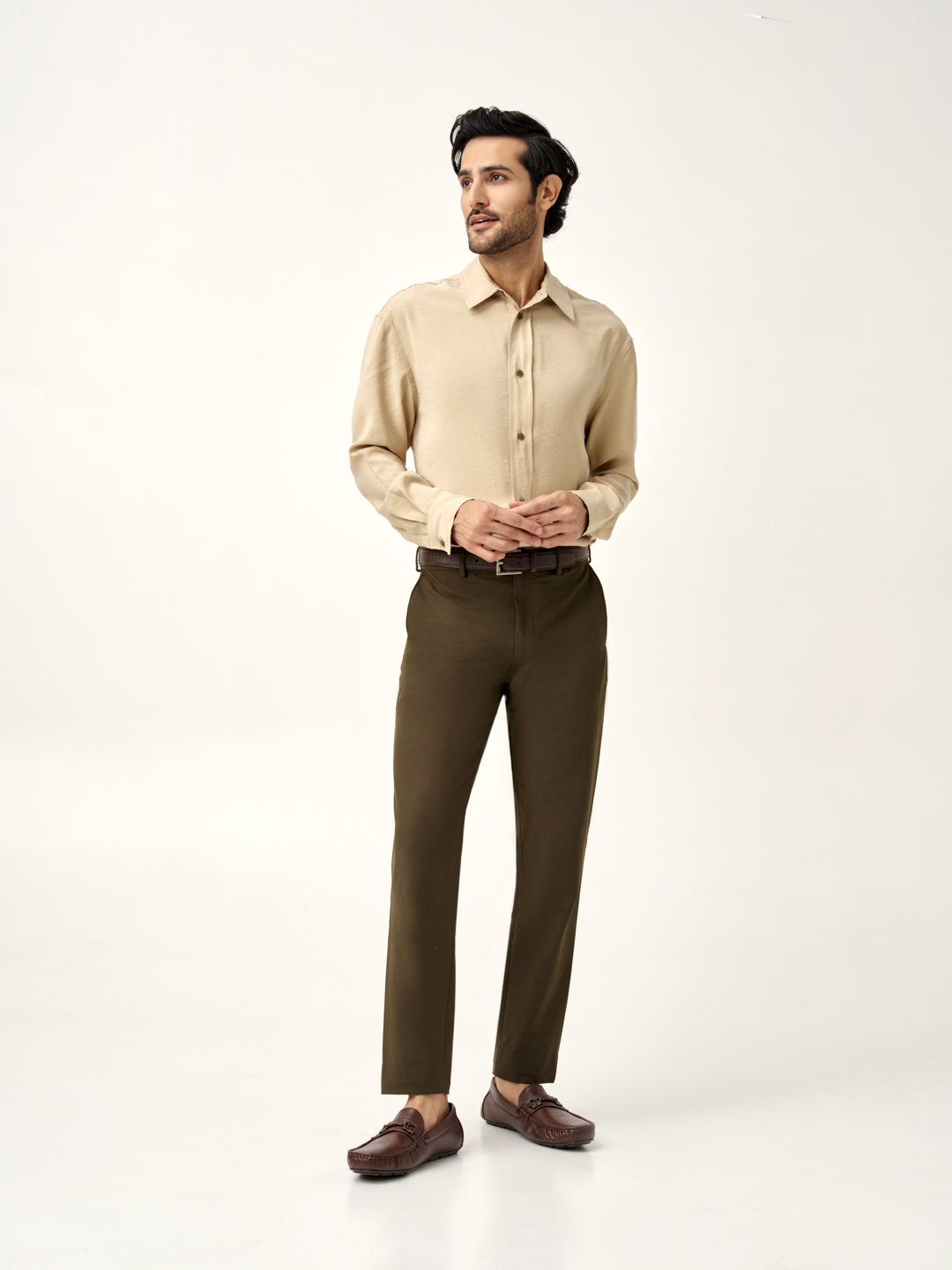 Army Olive Stretch Pants