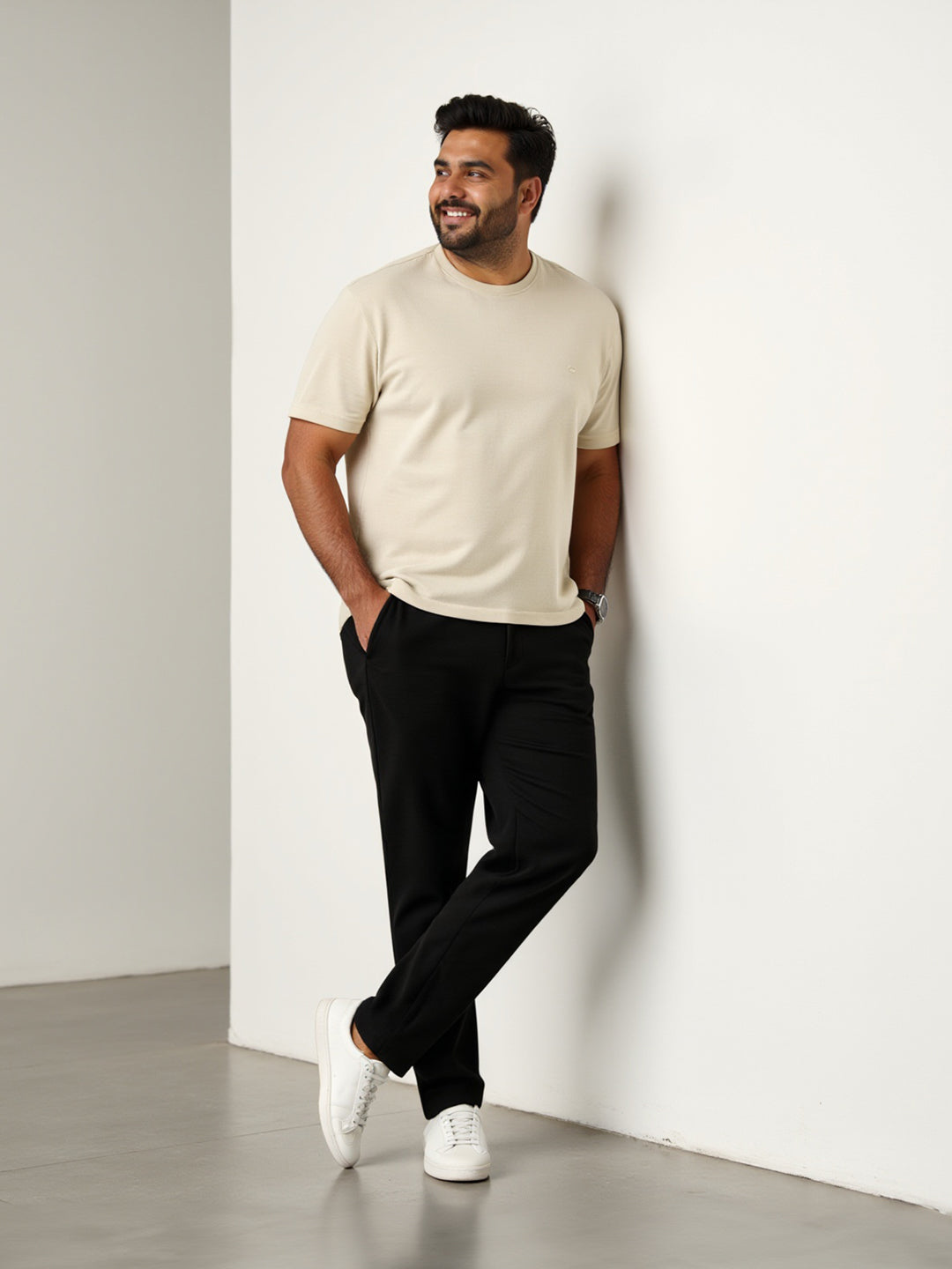 Bangalore Black Plus Size Power-Stretch Pants