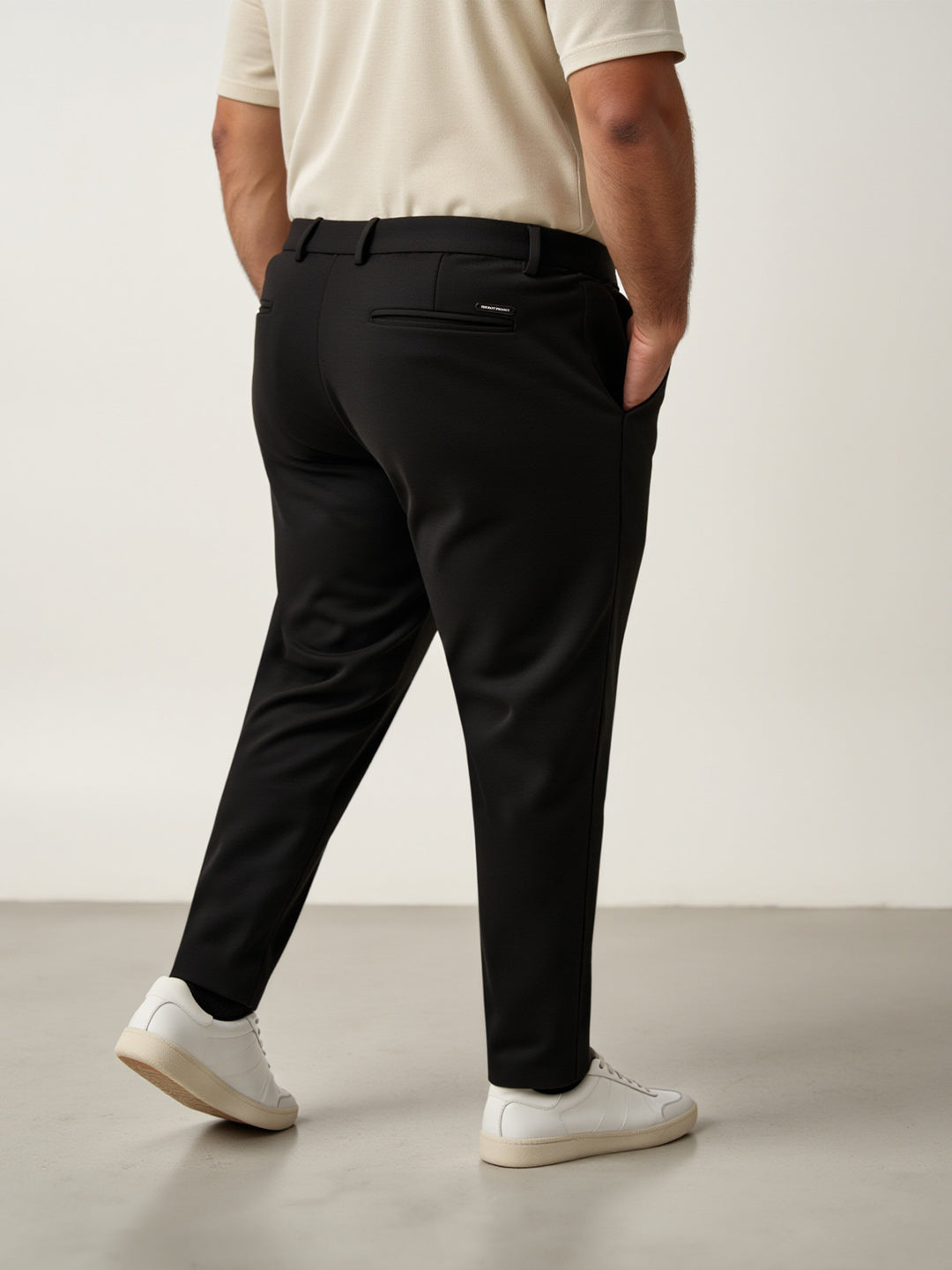 Bangalore Black Plus Size Power-Stretch Pants
