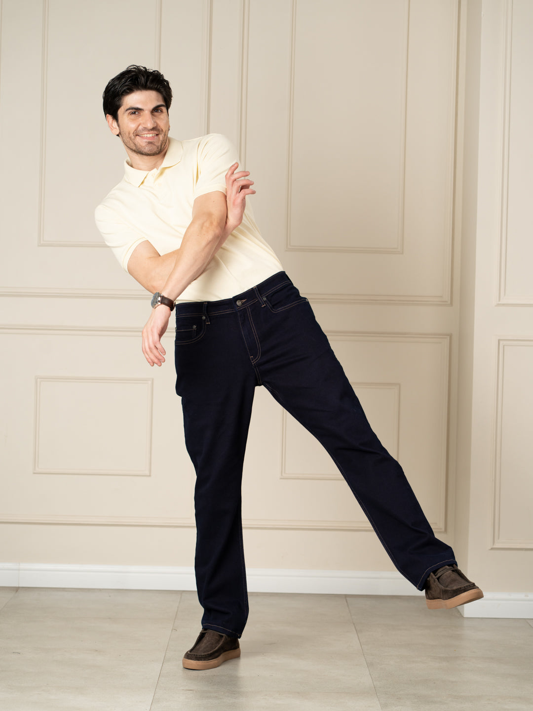 Savoy Blue Luxury Relaxed Fit Jeans