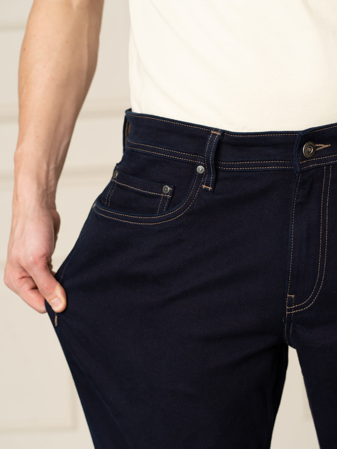 Savoy Blue Luxury Relaxed Fit Jeans