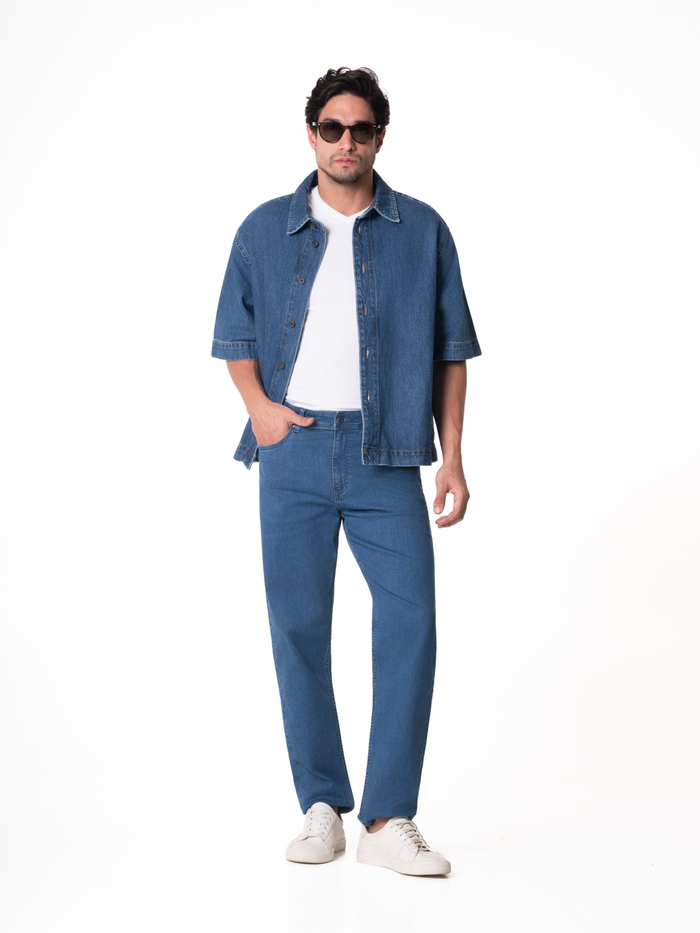 Aero Blue Relaxed Fit Jeans