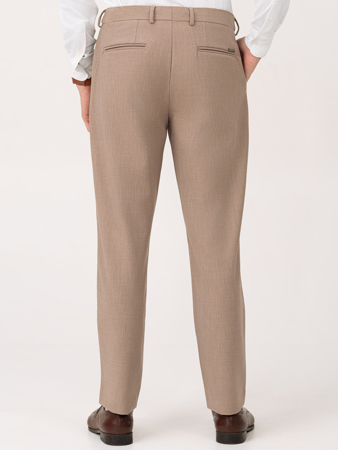 Advisor Brown Pro.Stretch Formal Trousers