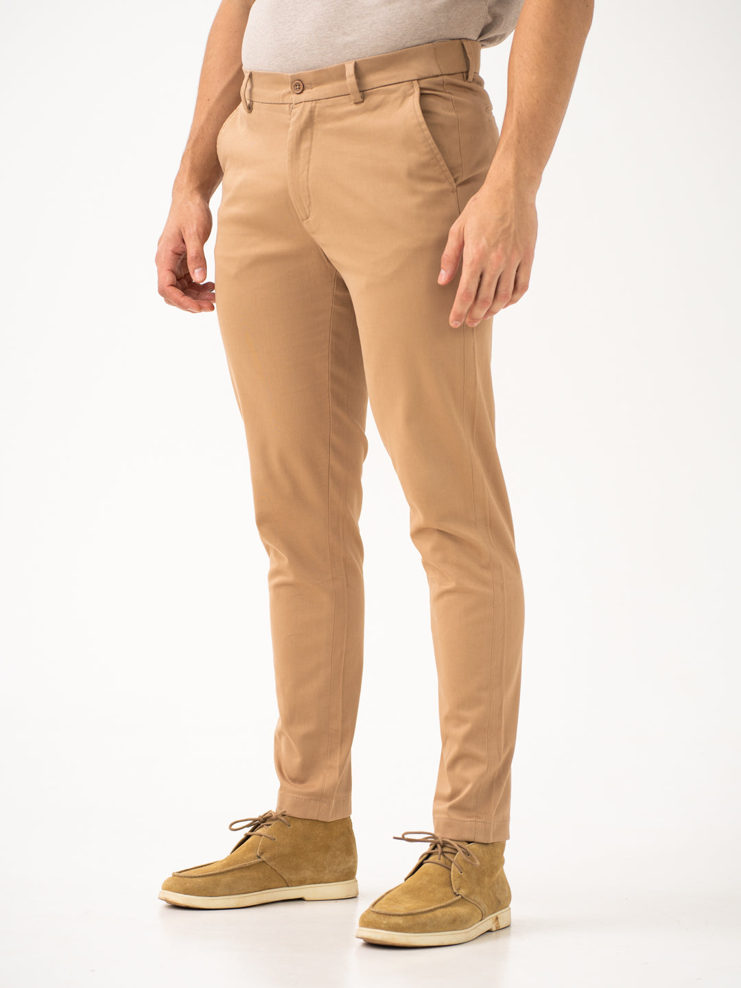 Court Khaki Slim Fit Stretch Chinos