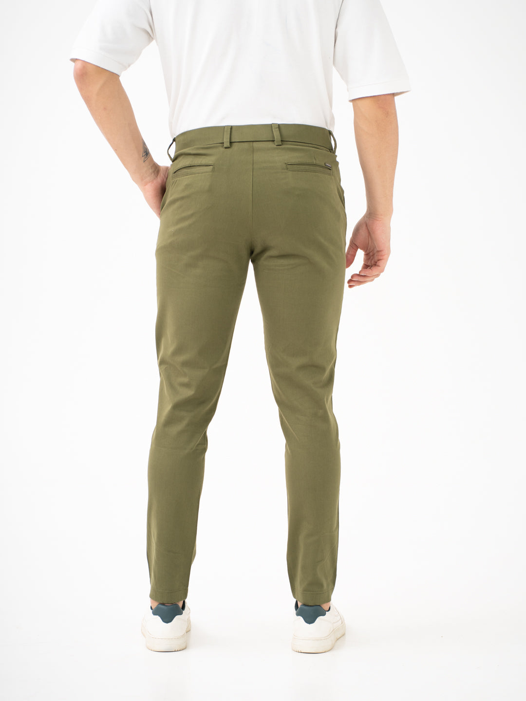 Field Green Slim Fit Stretch Chinos
