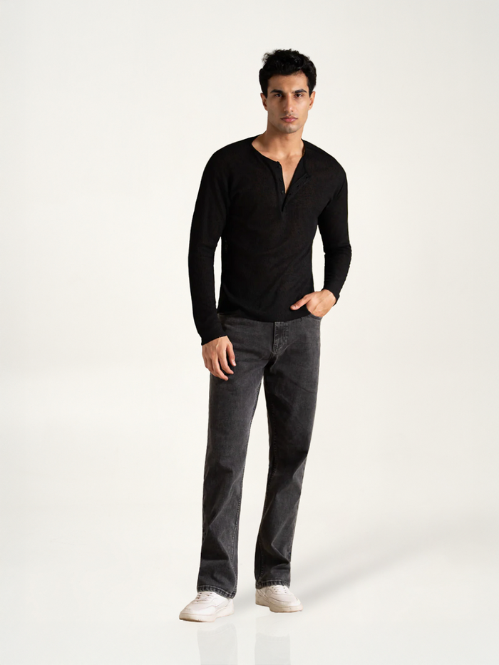 Cyclone Grey Cloud Wash Luxury Relaxed Fit Jeans