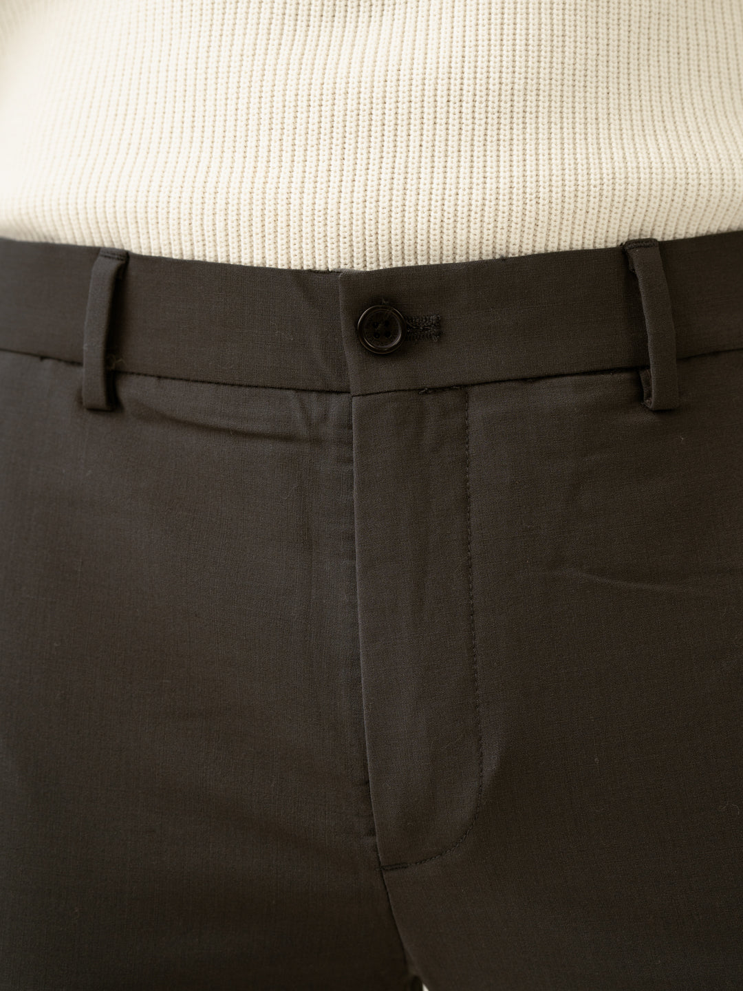 Geneva Grey Luxury Merino Wool Pants