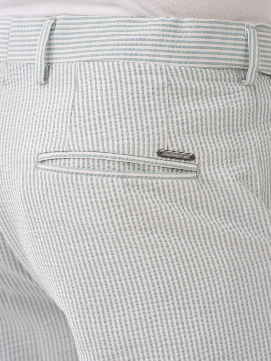 Meadow Green Stripes Seersucker Pants