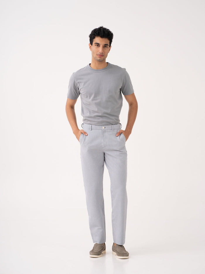 Captain Navy Stripes Seersucker Pants