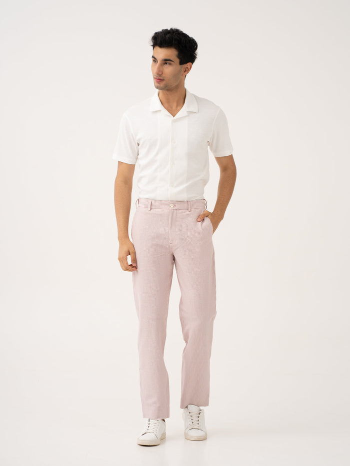Romeo Rouge Stripes Seersucker Pants