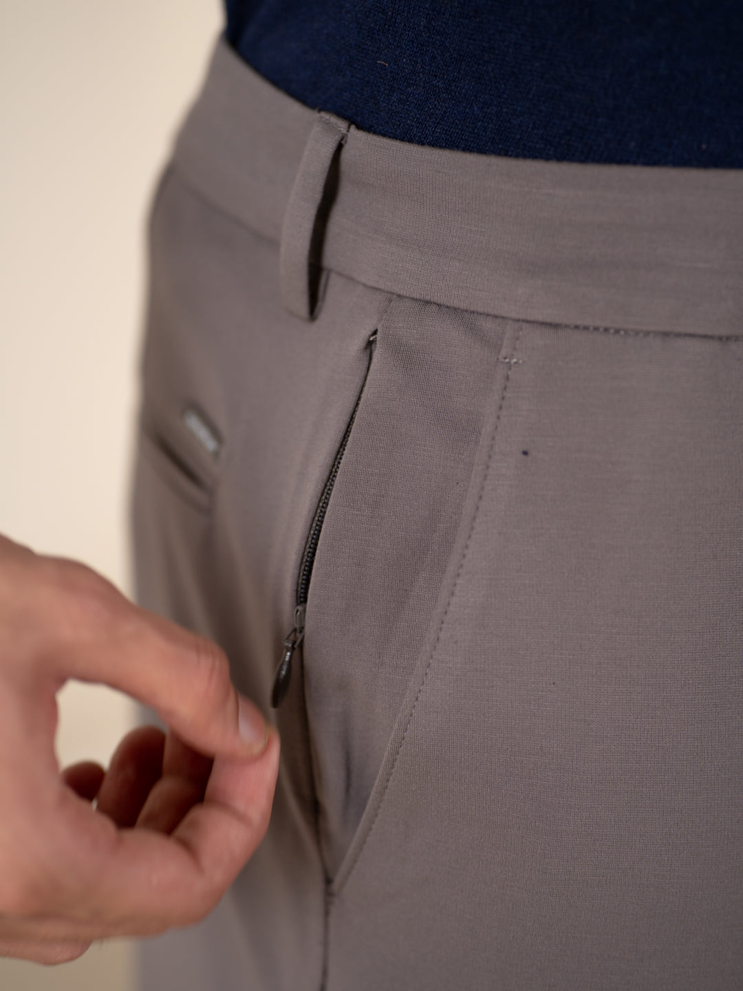 Malai Pants Dark Grey Soft-touch Slim Fit Power Stretch Pants