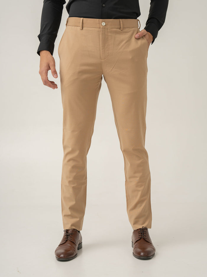 Baku Beige Luxury Merino Wool Pants