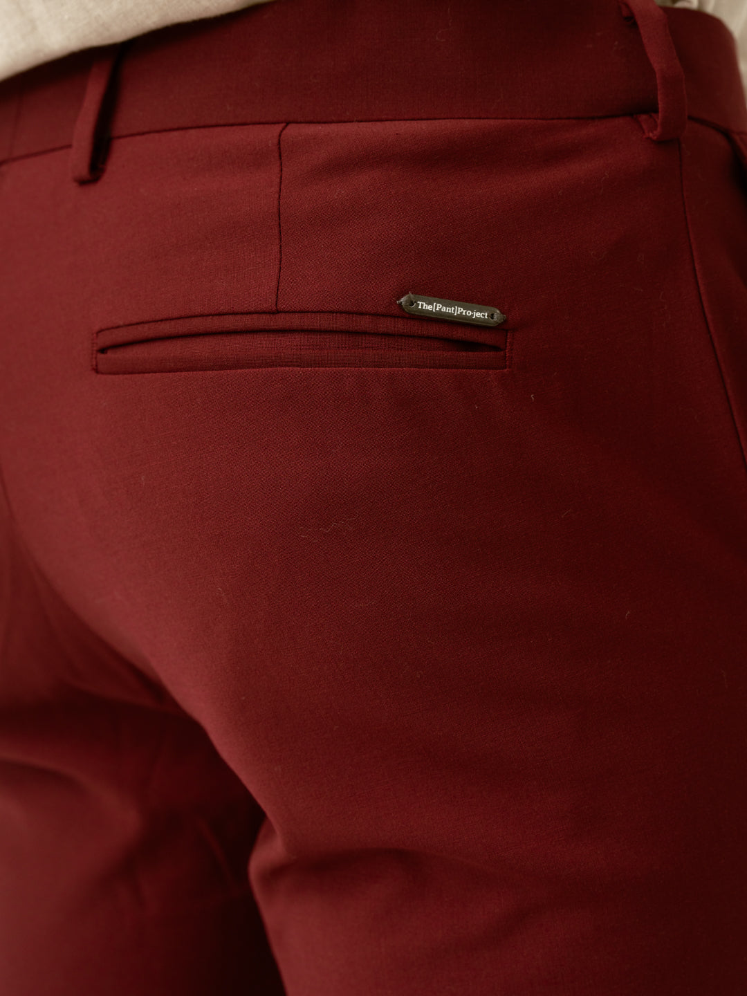 Rome Red Luxury Merino Wool Pants