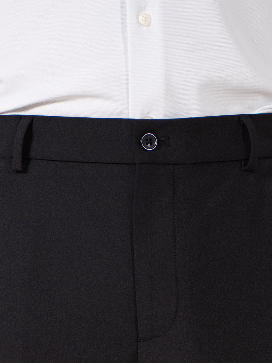 Sharp Black 247 Relaxed Fit Smart Formal Trousers